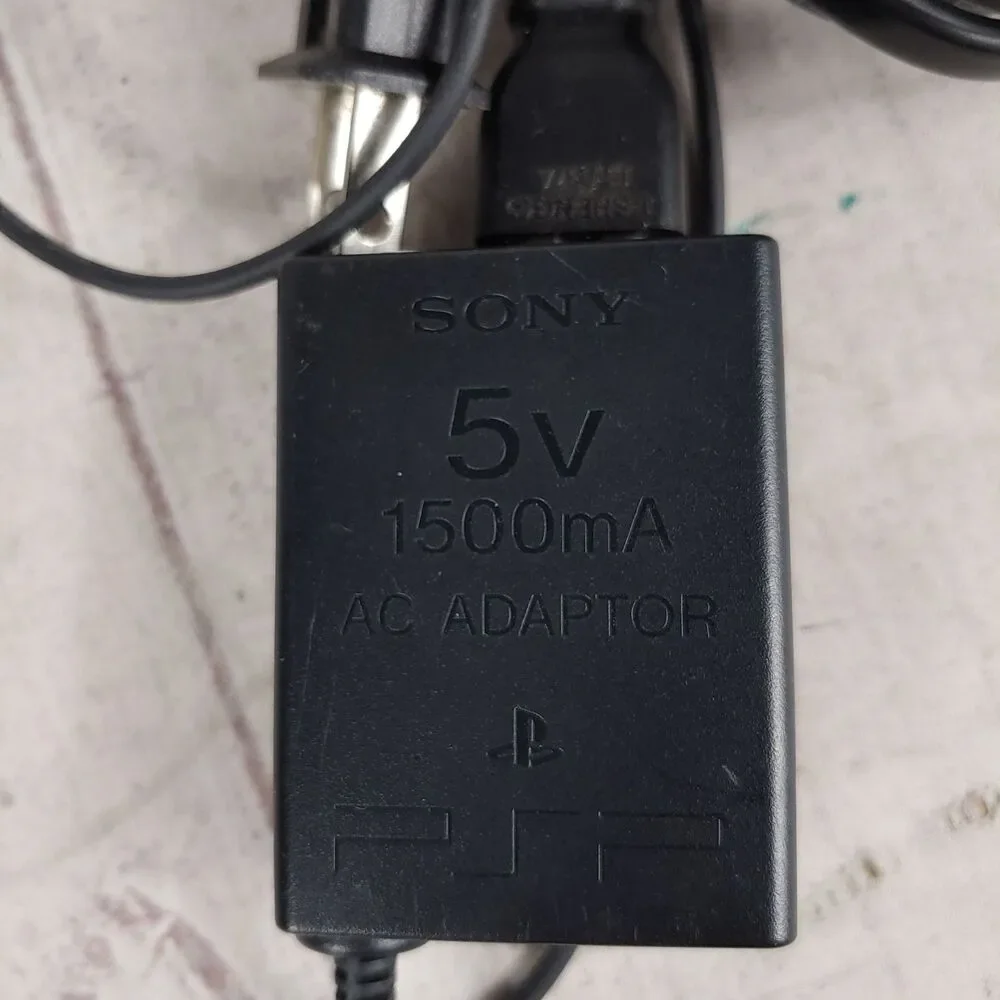 Sony PSP AC Adapter PSP-380 Power Supply 5V 1500mA PlayStation Cord TESTED